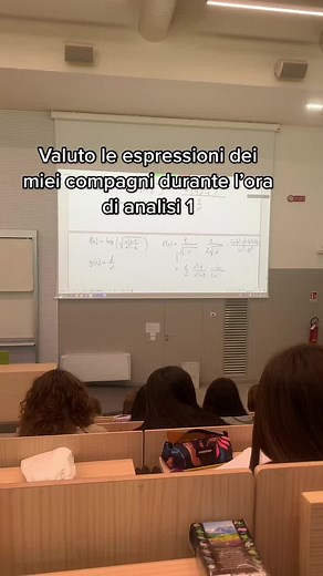 Analisi 1: Le Reazioni in Aula