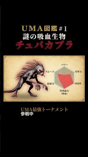 【UMA図鑑】No.1｜チュパカブラ