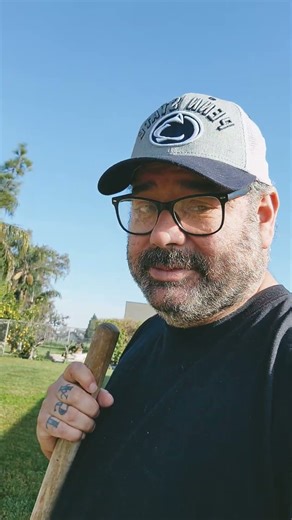 Walnut tree stump battle. #farming #farmer #farmlife