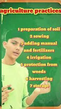 #class 8 science chapter 1 crop production and management topic agricultural practices 🌱🌱🌱