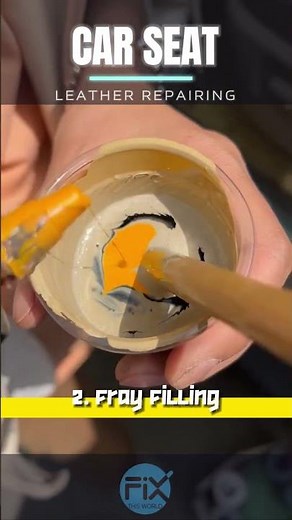 Amazing WORN LEATHER Restore DIY Skills | leather repairs | worn leather repair | car seat leather