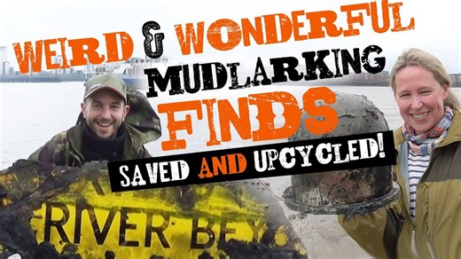 Weird & wonderful mudlarking finds - saved and upcycled with Nicola White