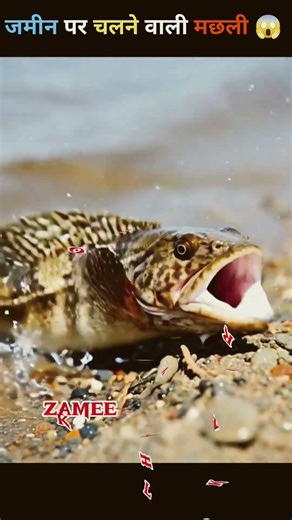 👉 यह मछली पानी छोड़कर जमीन पर चलती है 😱 | Mudskipper Facts #mudskippers #fish #animalfactshindi