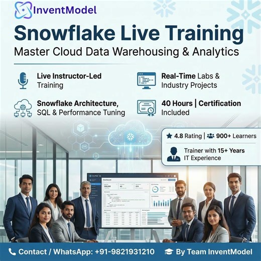 Snowflake Live Training | Learn Snowflake with Real-Time Projects | Cloud Data Warehouse Course
