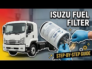 Isuzu Fuel Filter Change & Air Bleed Procedure – Step-By-Step Guide F-Series