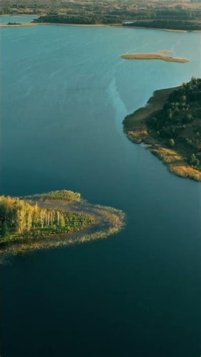 Aerial View of a Beautiful Lake | Stunning Nature Scenery & Relaxing Drone Footage 4K 2025