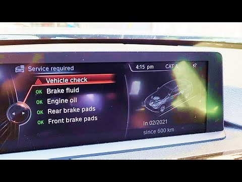 BMW Vehicle Check message - List of Service and Maintenance Checks - What is Vehicle Check include?