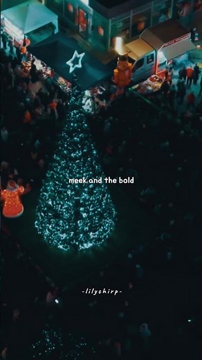 Carol of the Bells - Christmas Song | lyrics | aesthetic | Whatsapp Status | English songs | sped up