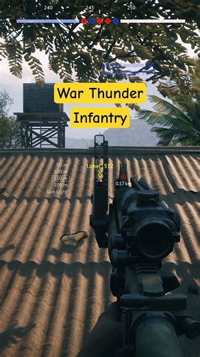 Grenade launcher indirect fire on infantry #warthunder #indirectfire