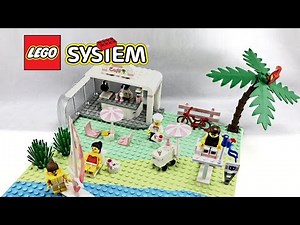 LEGO Town Paradisa Sand Dollar Café review and unboxing! 1992 set 6411!