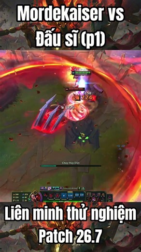 #1 - Mordekaiser vs All đấu sĩ. Morde vs Garen! Ai sẽ chiến thắng?