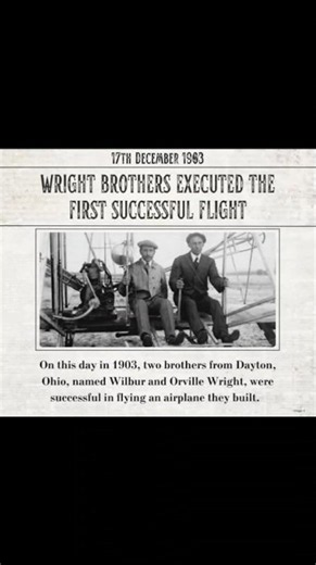 Humans Were Never Meant to Fly… Until Wright Brothers