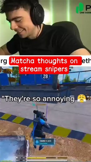 MATCHA honest thought on Stream snipers. FERG and matcha friends #codm #shorts #iferg