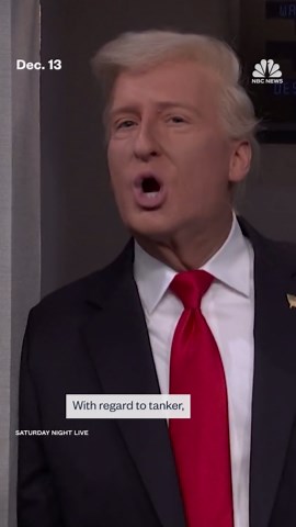 'SNL' parodies Trump on the seized oil tanker