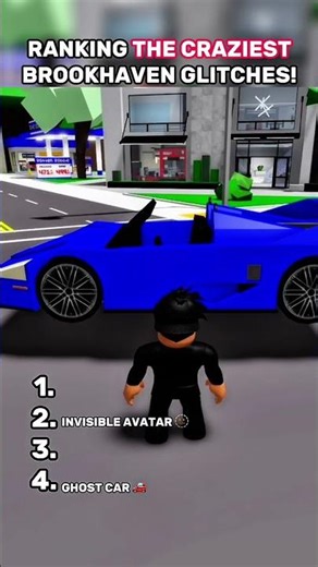 CRAZY BROOKHAVEN INVISIBLE GLITCHES! 🫥 #roblox #brookhaven