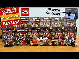 LEGO Dungeons & Dragons Minifigures - Review and Identifying Using QR Codes