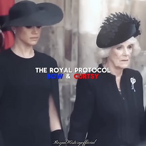 276K views · 3.8K reactions | THE ROYAL PROTOCOL BOW & CURTSY #meghanmarkle #royalfamily #dianaprincessofwales #queencamilla #th | Royal Family Love | Facebook