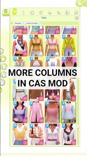 get more columns in the sims 4 with this mod #sims4 #thesims4 #shorts #sims4mods