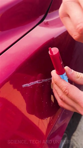 12K views | The Easiest Way to Remove Any Car Scratch | Science, Tech and Universe | Facebook