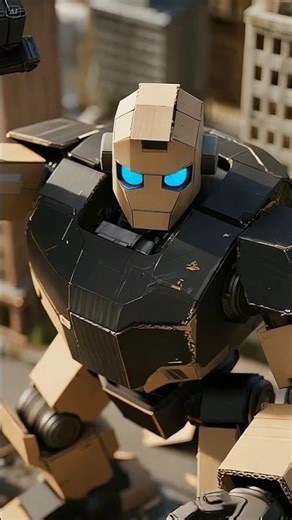 Cardboard Titans vs The City | Epic Battle in a Paper World