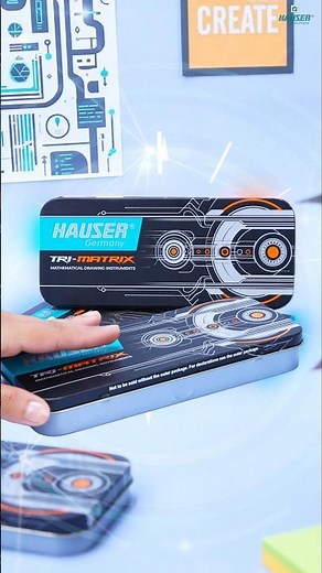 Hauser Germany Tri Matrix Geometry Box – Premium Math Set for Precision!