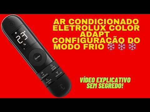 How to set the cooling mode on an Electrolux Color Adapt air conditioner. Explanatory video!