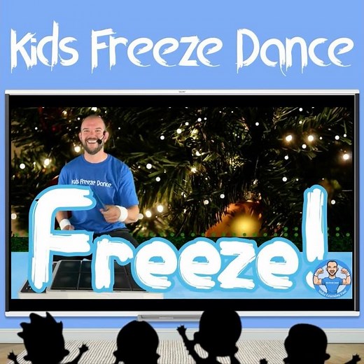 Christmas themed freeze dance brain break to practice making contractions