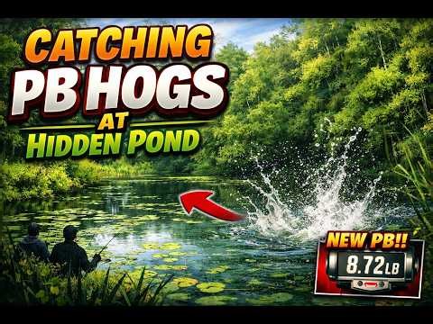 CATCHING PB HOGS AT HIDDEN POND