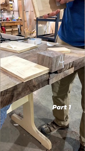 841K views · 2.9K reactions | Inlaying a solid block into the bottom of a table top. #woodworking #woodwork #reels #video #solidwood #liveedge #process #tools | Boundary Fog Furniture | Facebook