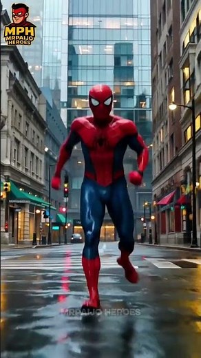 Spider-Man Running Across US City – Animated Short | MrPaijo Heroes