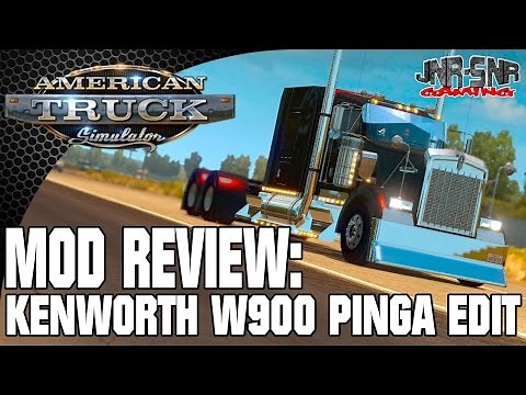 ATS | AMERICAN TRUCK SIMULATOR MOD REVIEW | Kenworth W900 1.3 Edit Pinga | ATS MOD REVIEW