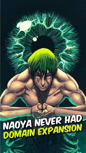 Why Naoya Never Had a Domain Expansion as a Human !? #jujutsukaisen #anime #shorts