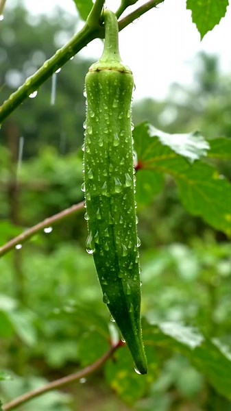 From Tiny Seed to Fresh Lady Finger! 🌿✨ | Amazing Life Cycle #viralshorts