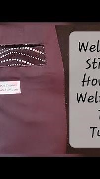 How to Sew Welt Pocket Easy Tutorial / DIY