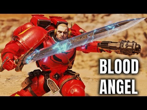 Blood Angels ASSAULT MARINE vs Tyranid Invasion - Warhammer 40k: Space Marine 2 (4K, Mod)