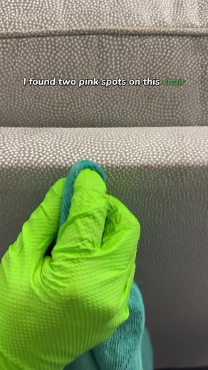 Heres a quick tip to get rid of and clean mystery pink spots #cleantok #cleaning #cleaningtips
