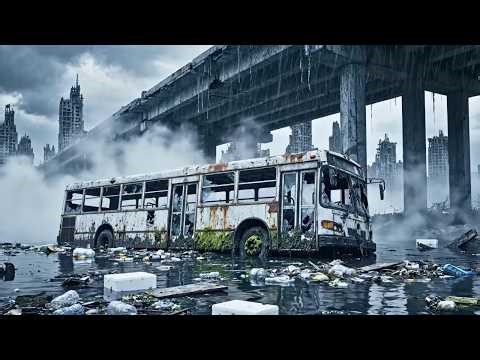 Post-Apocalyptic Flooded City Journey | Cinematic Ambient Music 4K