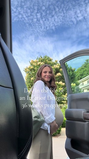 Day in the Life of an Interior Designer 36 Weeks Pregnant