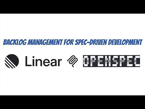 Linear MCP and OpenSpec based SDD workflow