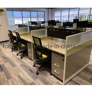 [Hot Item] Bpo Modern Office Partition Workstations Table Cubicle Desk Call Center Office Furniture