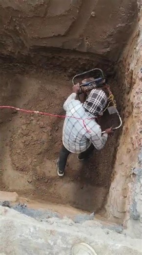 soil compaction by Plate Compactor