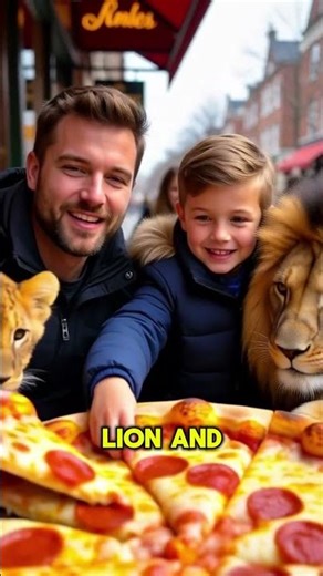 “The Lion Family’s First Pizza Night at Domino’s!”