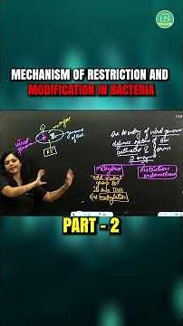 Mechanism of Restriction & Modification in Bacteria PART 2 | Full NEET Biology Breakdown #shorts