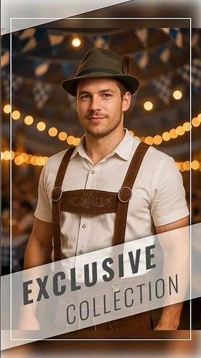 Lederhosen Suspenders Mens German Oktoberfest Bavarian Alpine Costume Accessory
