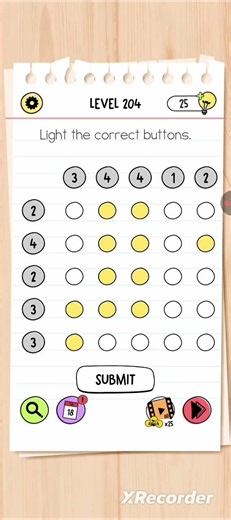 the brain test solution level 204 👍😎👏