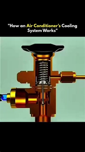 How an air conditioner's cooling system work.#science sci#solarsystem #science #knoweledgefacts