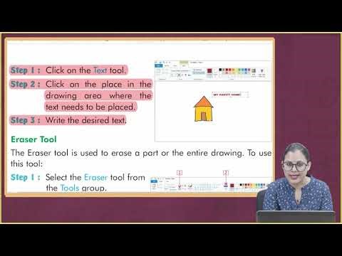 Ch 6 | Working in MS Paint | Class 02 | Computer | For children