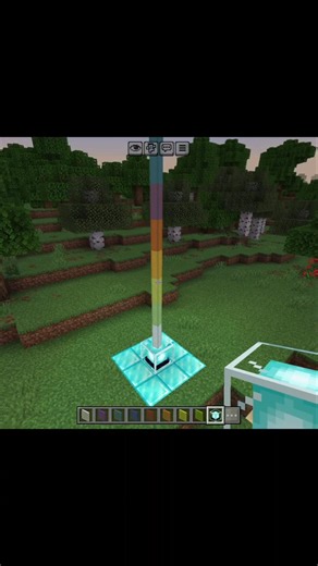 Minecraft rainbow colour 🏳️‍🌈🌈#1000subscriber #minecraft #gaming #100millon #13million