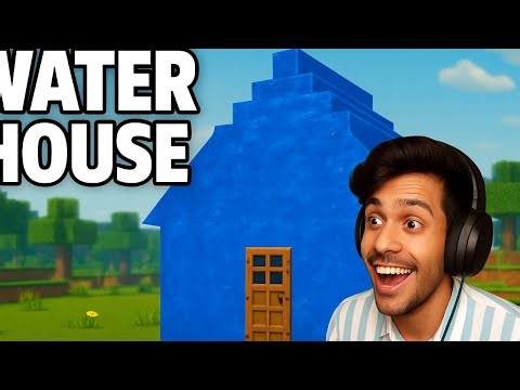 I BUILD A WATER HOUSE || MINECRAFT SURVIVEL || #minecraft || #8