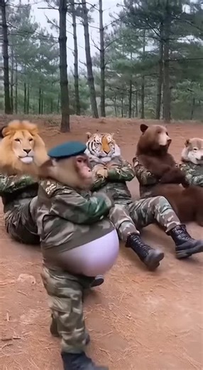 Fitness-Focused Monkey Shows Off Its Routine